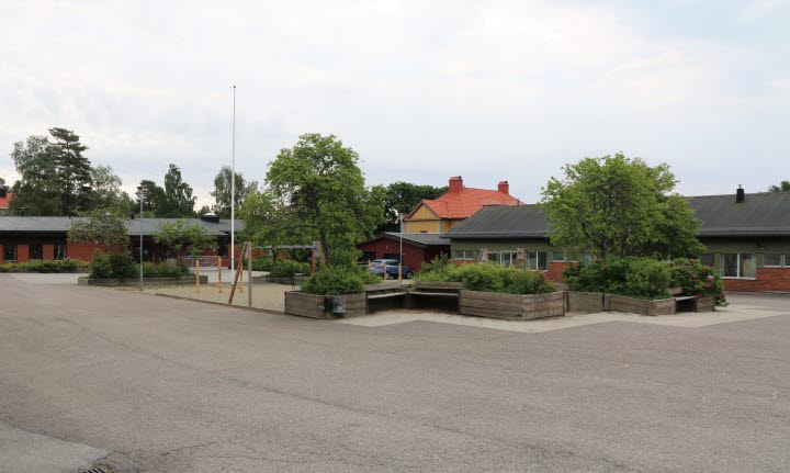 Utemiljön på Böle skola.