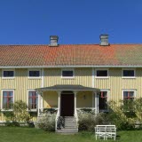 Bilden föreställer Hembygdsgården i Tynderö