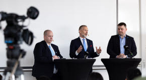 Kommunstyrelseordförandena i Härnösand, Timrå och Sundsvall
