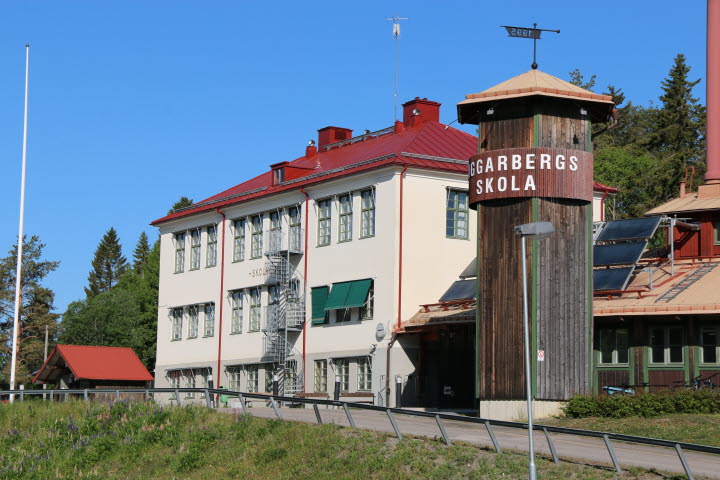 Utomhusmiljön på Laggarbergs skola.