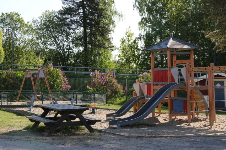 Miljön utomhus på Framnäs förskola.
