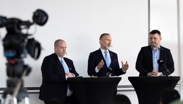 Kommunstyrelseordförandena i Härnösand, Timrå och Sundsvall