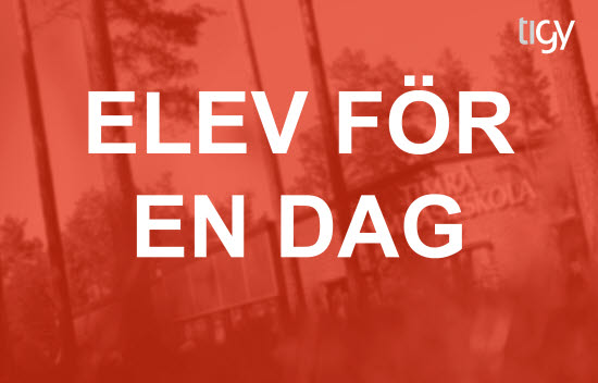 Bli elev för en dag på Timrå gymnasium