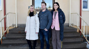 Sara Bergius, Jon Melin och Ulrika Elamari.
