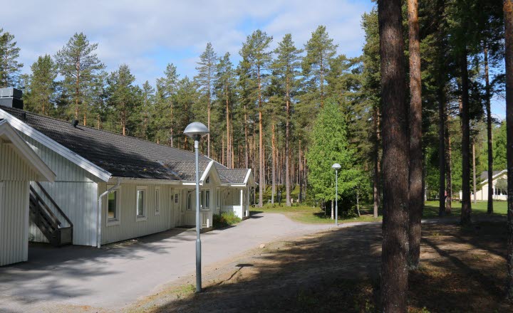 Miljön utomhus på Älvstrandens förskola.